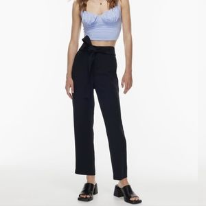 Aritzia - Wilfred Tie Front Pant